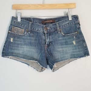 Hollister Denim shorts.           4
